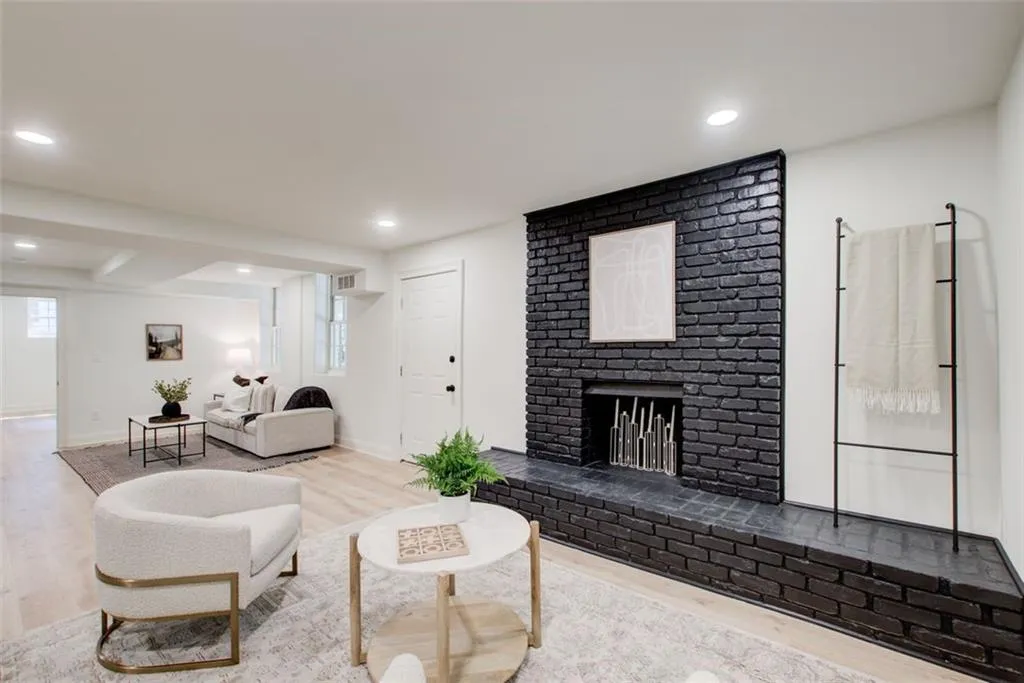 Full basement with multiple great living spaces & room for future expansion