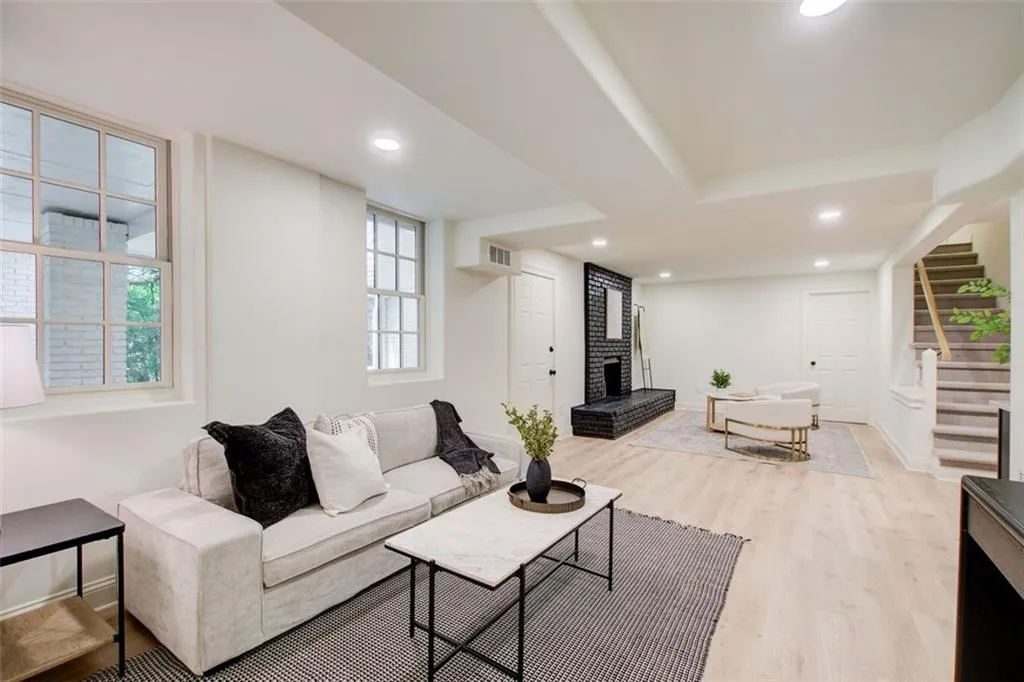 Huge brand new patio right off the terrace level for great outdoor entertaining