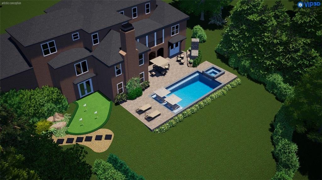 for reference only, pool not installed