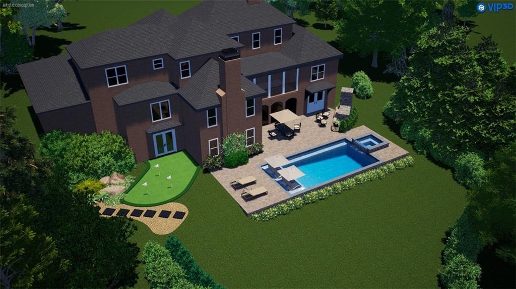 for reference only, pool not installed