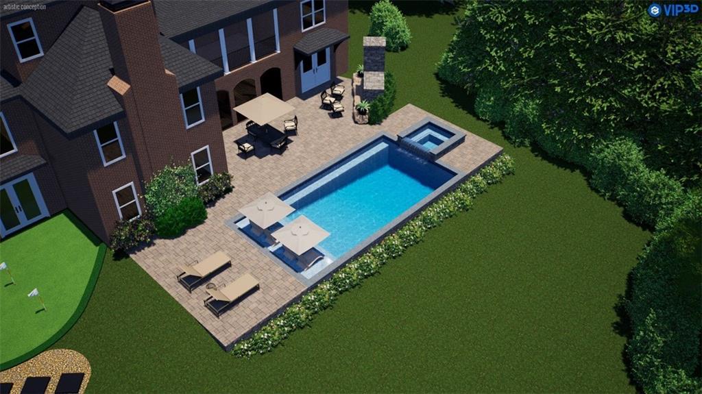 for reference only, pool not installed