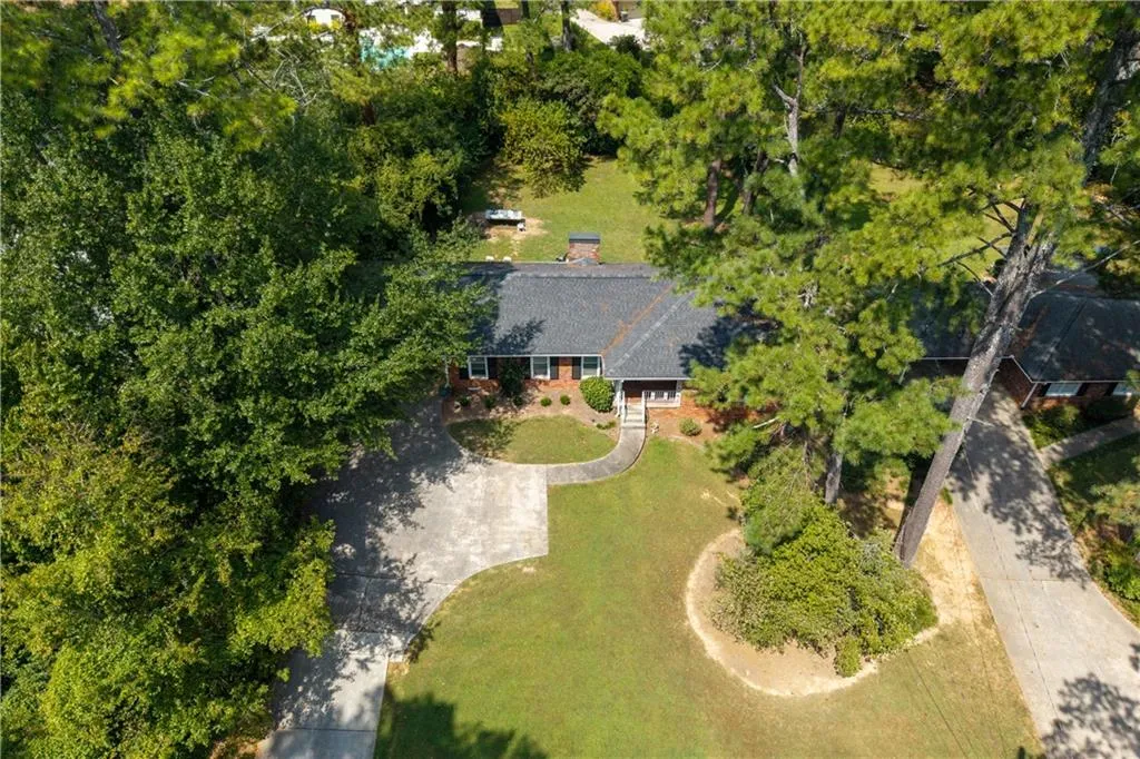 Front aerial view
