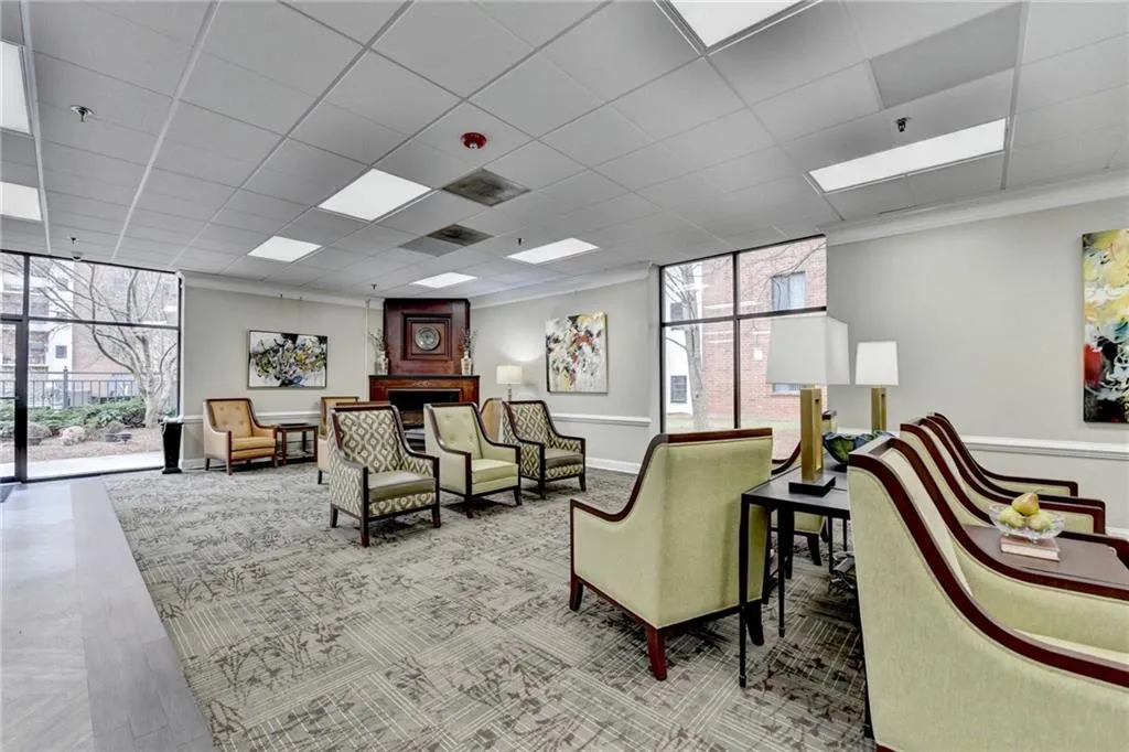 View of building lobby