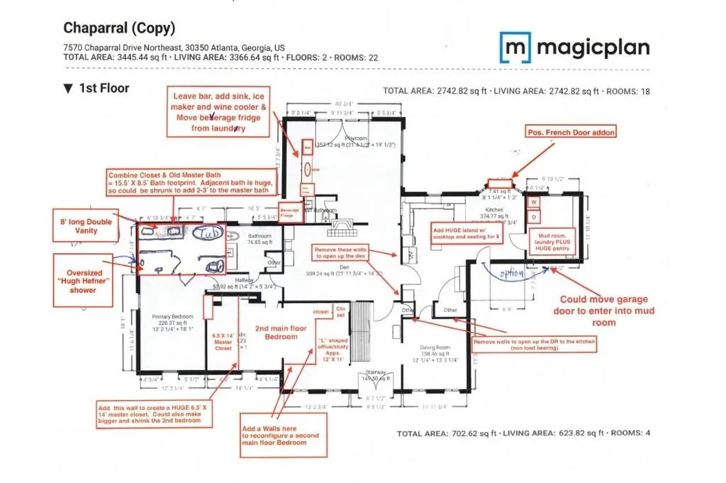 7570 Chaparral Drive, Atlanta, Georgia 30350, 4 Bedrooms Bedrooms, ,3 BathroomsBathrooms,Residential,For Sale,7570 Chaparral Drive,7657627