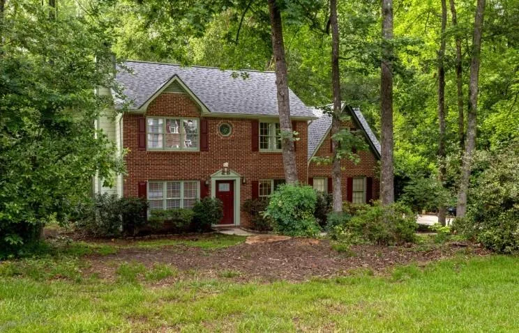 Brick-front residence