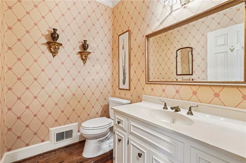Half bath on main level
