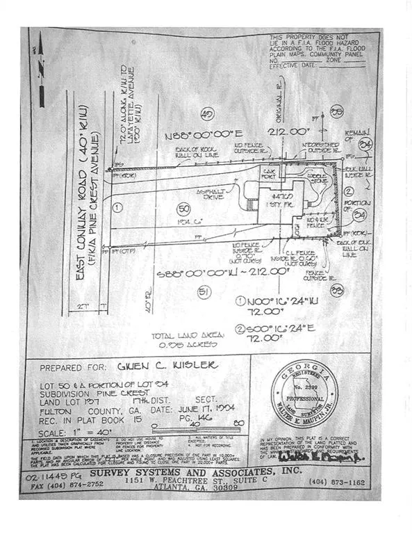 4769 E Conway Drive Nw, Sandy Springs, Georgia 30327, ,Land,Sold,4769 E Conway Drive Nw,6064640