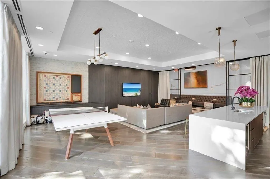Club room for residents