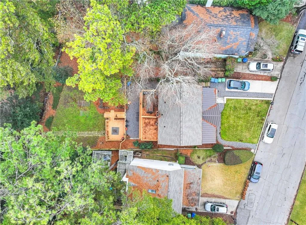 Deep lot with ample backyard.