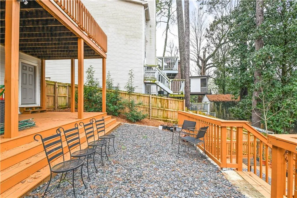 backyard area