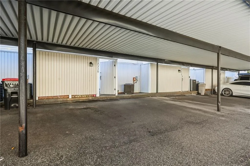 Two carport spaces