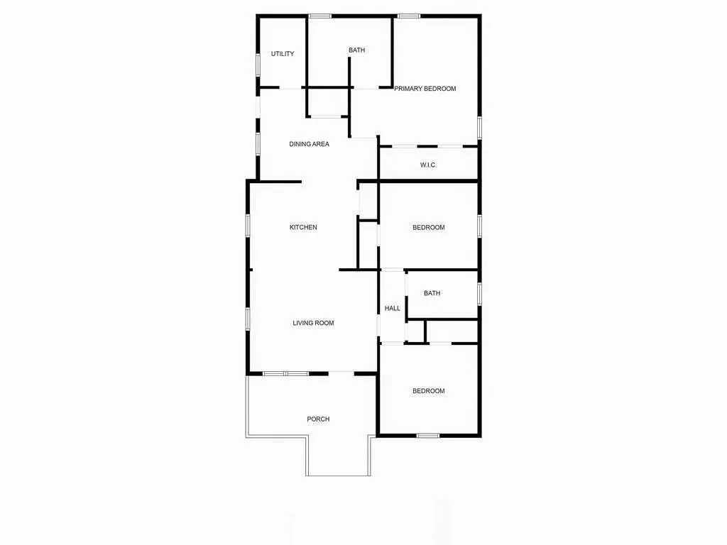 View of floor plan / room layout