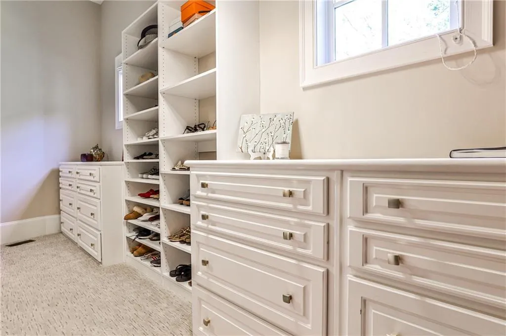 Primary bedroom closet.