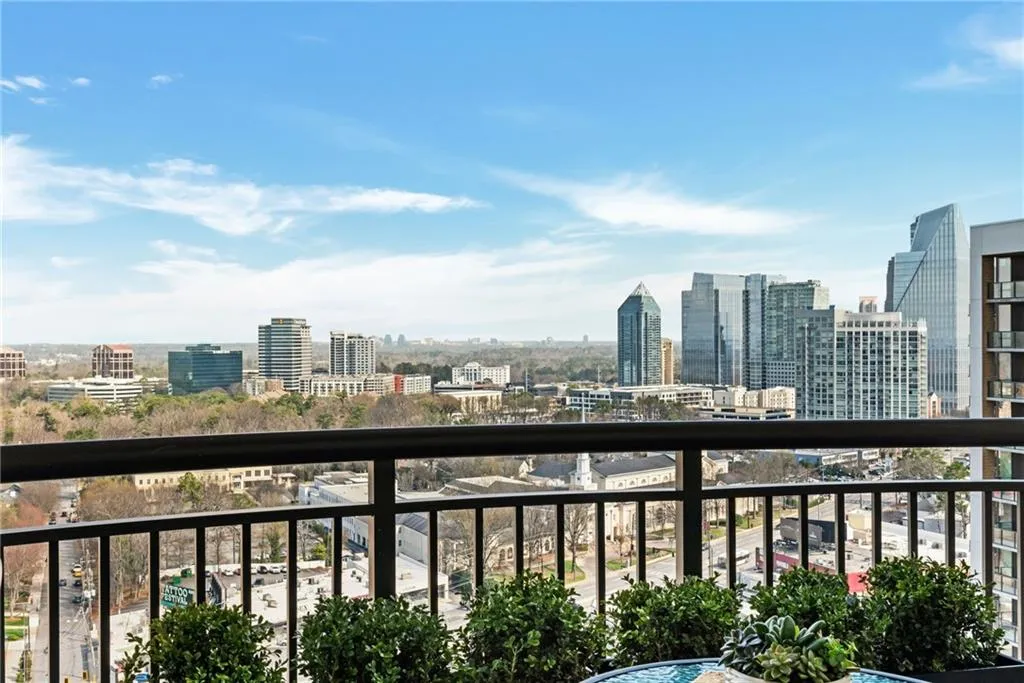 Views of Buckhead off the patio.