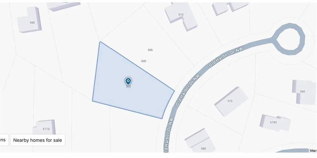 502 Old Harbor Drive, Atlanta, Georgia 30328, ,Land,For Sale,502 Old Harbor Drive,7677391