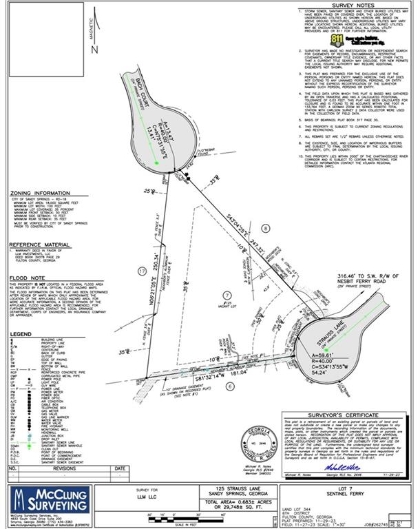 125 Strauss Lane, Sandy Springs, Georgia 30350, ,Land,Sold,125 Strauss Lane,7336064