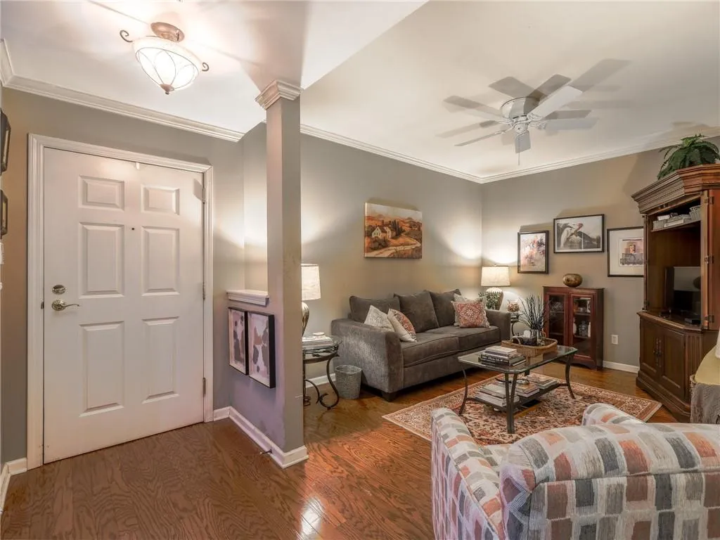 Dining room is currenty used as second seating area.