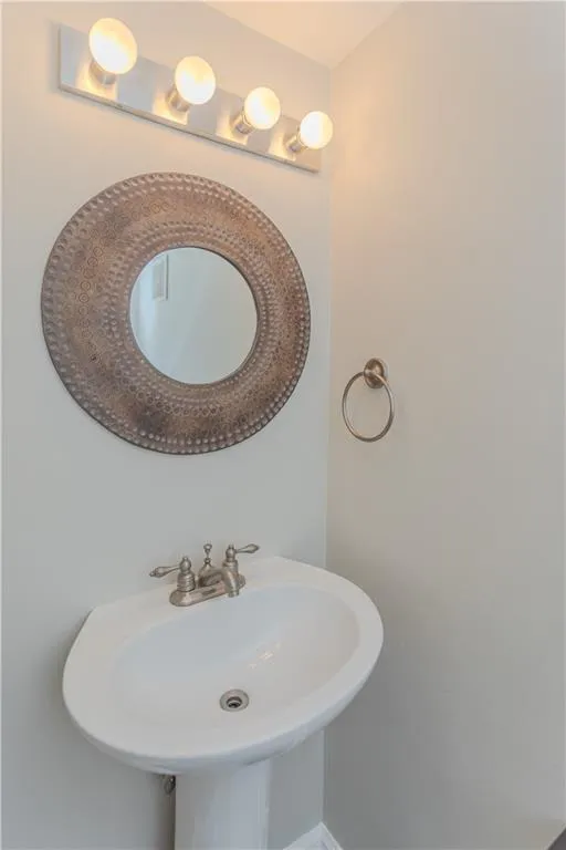 Bathroom with a sink
