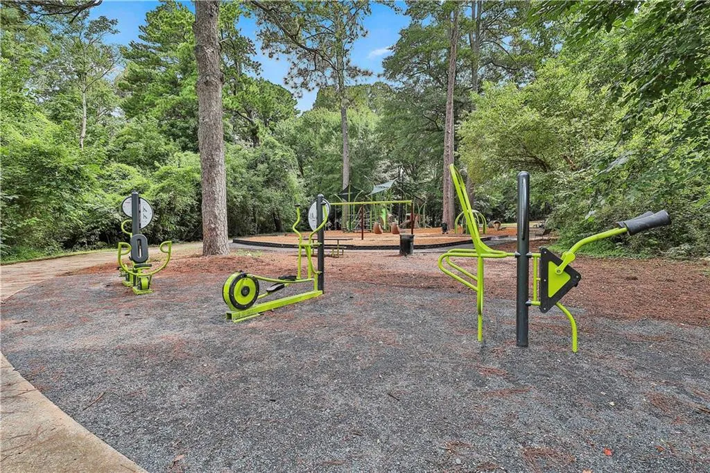 View of community playground