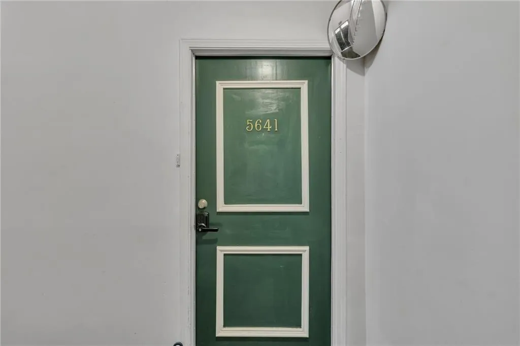 Doorway to property