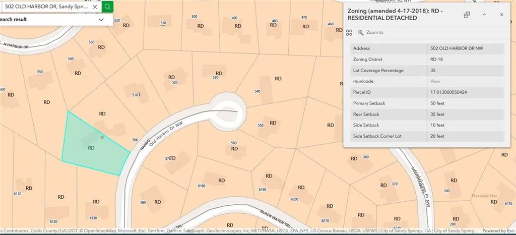 502 Old Harbor zoning