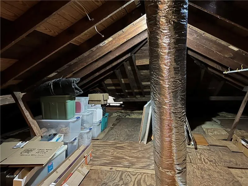 View of attic