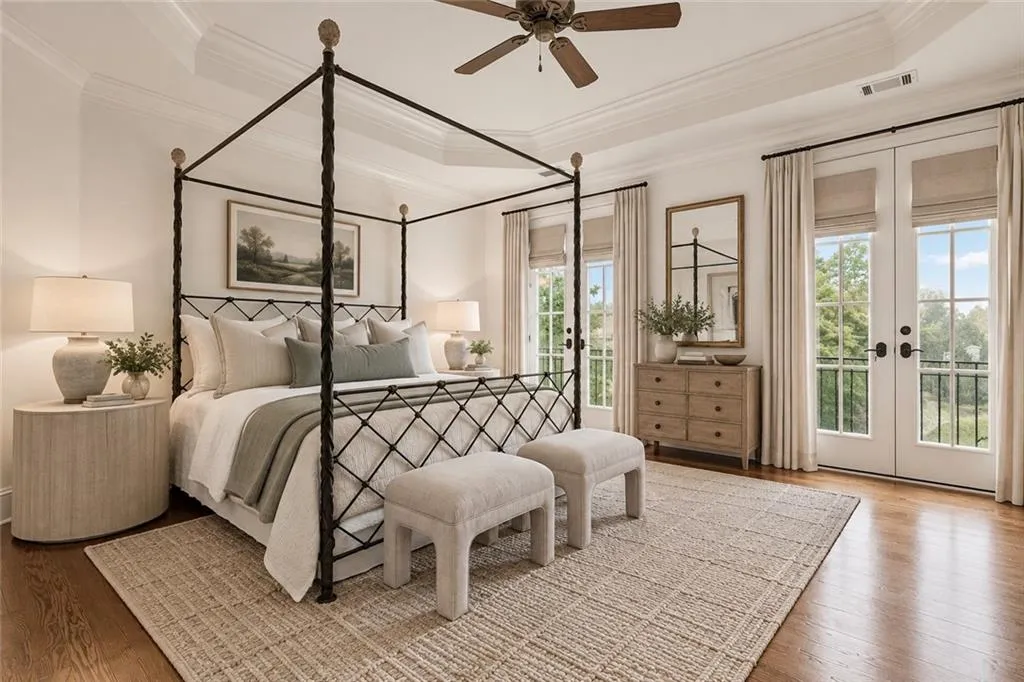 Virtually staged -- Furnishings and decor are digitally rendered
