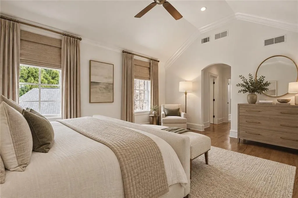 Virtually staged -- Lighting, Furnishings and decor are digitally rendered