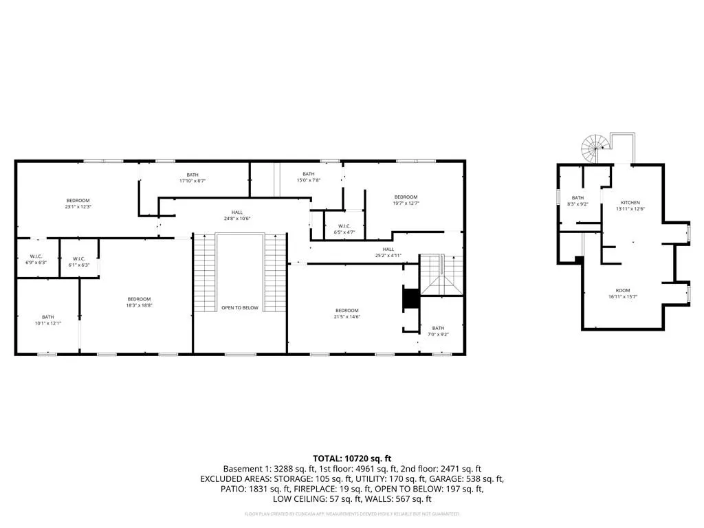 View of floor plan / room layout