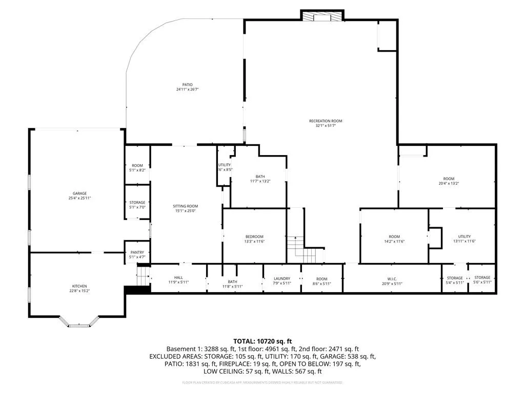 View of floor plan / room layout
