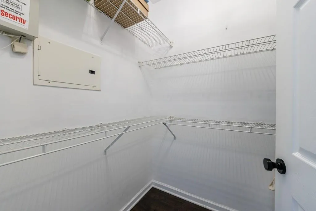 View of spacious closet
