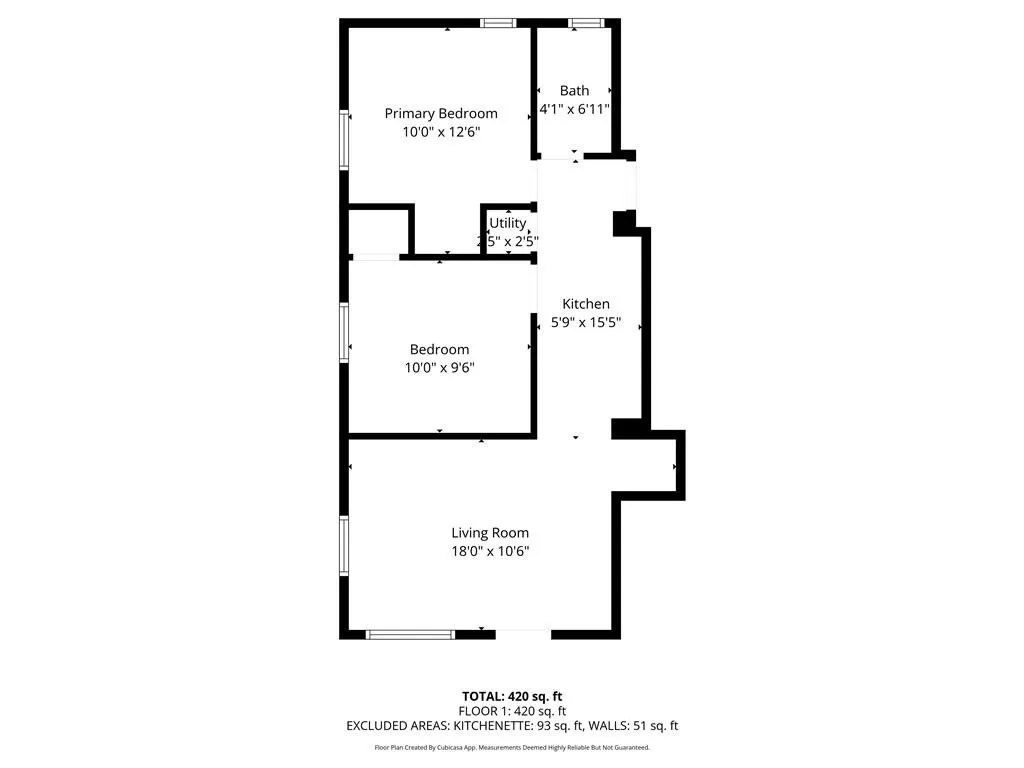View of room layout