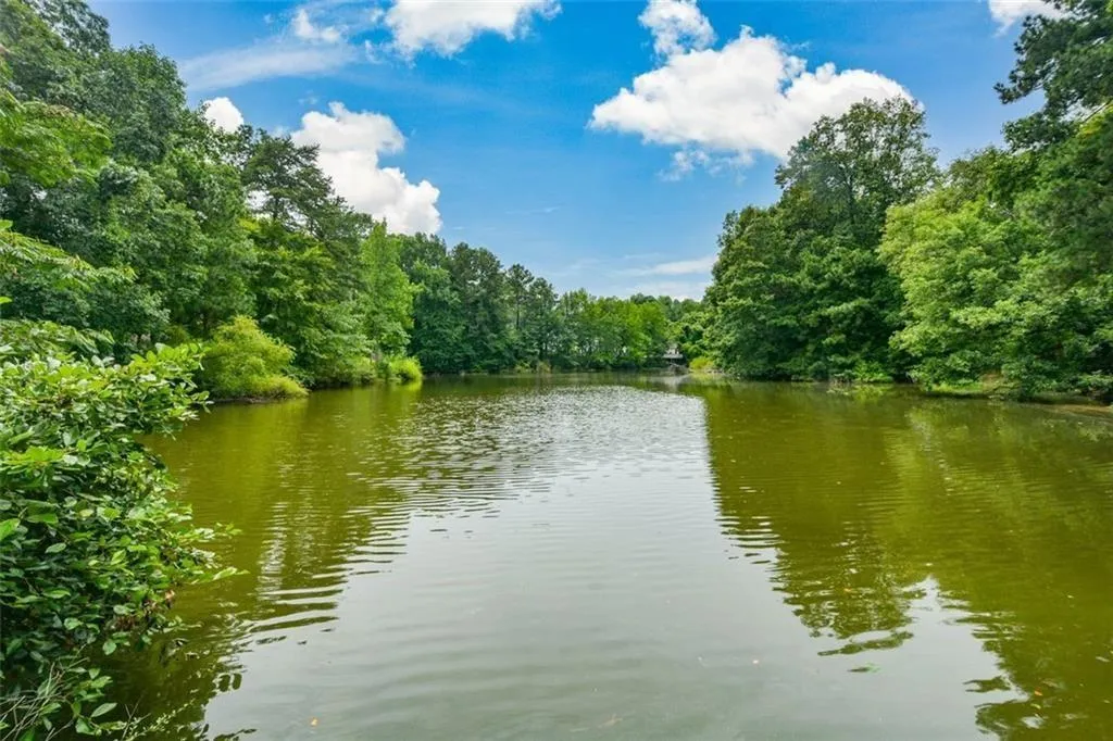 Beautiful pond setting