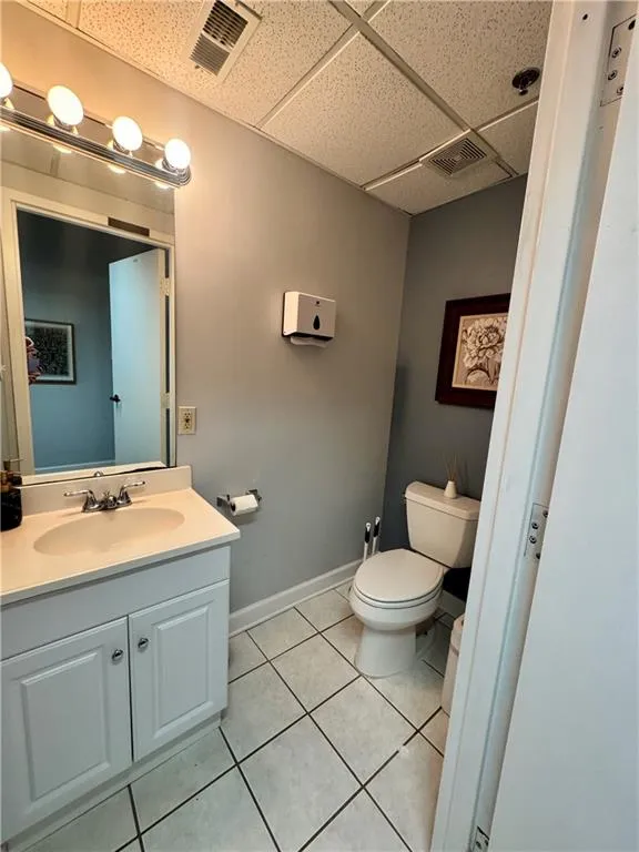 Half bath upstairs