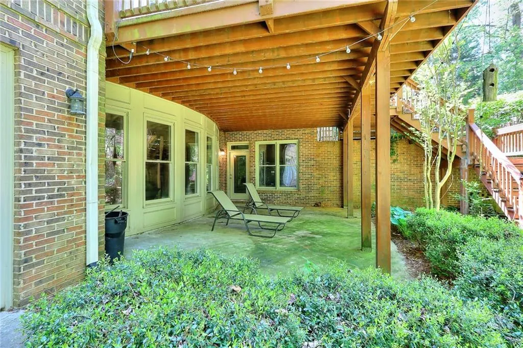 View of patio