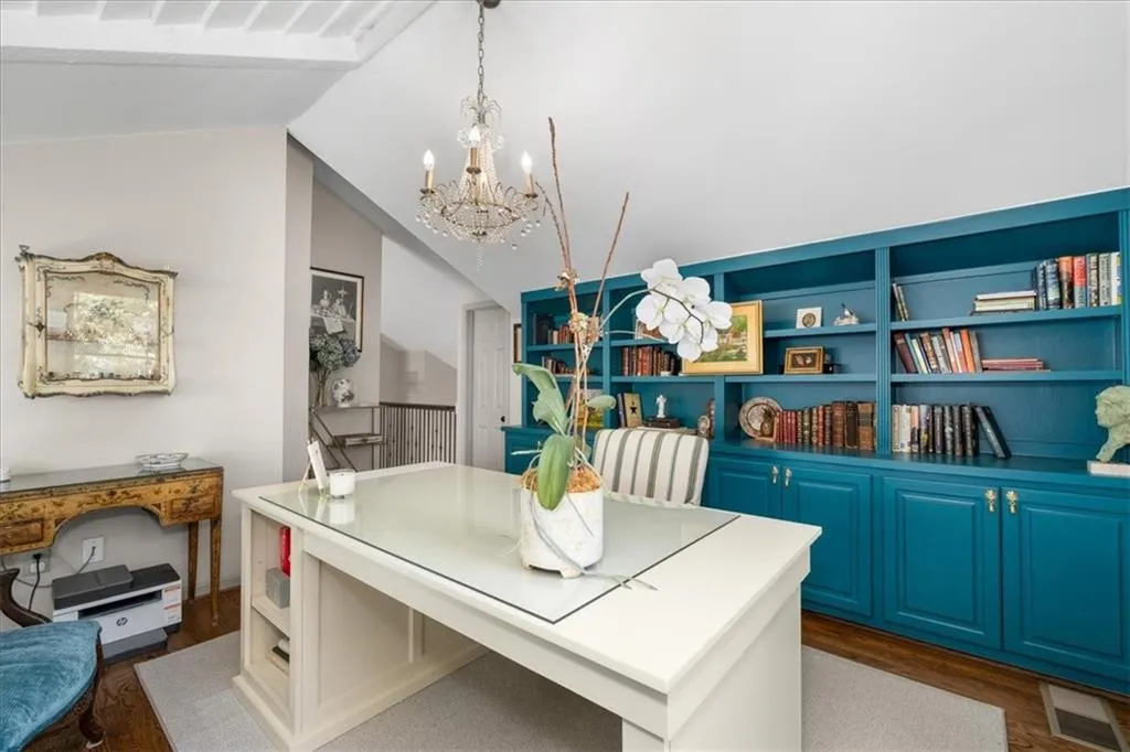 Great built-in storage!  There is also attic space on this level for additional storage.