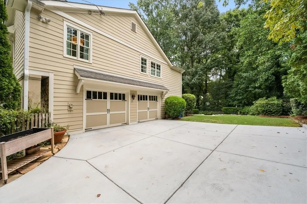 Two-car garage with tons of extra storage space!