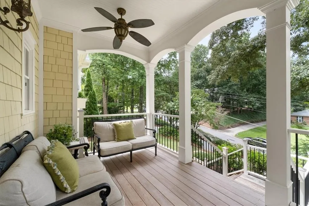 Front porch is this homeowner's favorite spot to have their morning coffee!