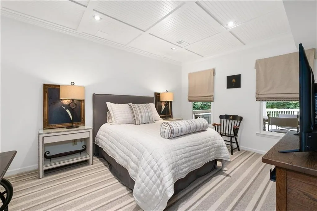 Terrace level bedroom. Terrace level is completely above ground and daylight!