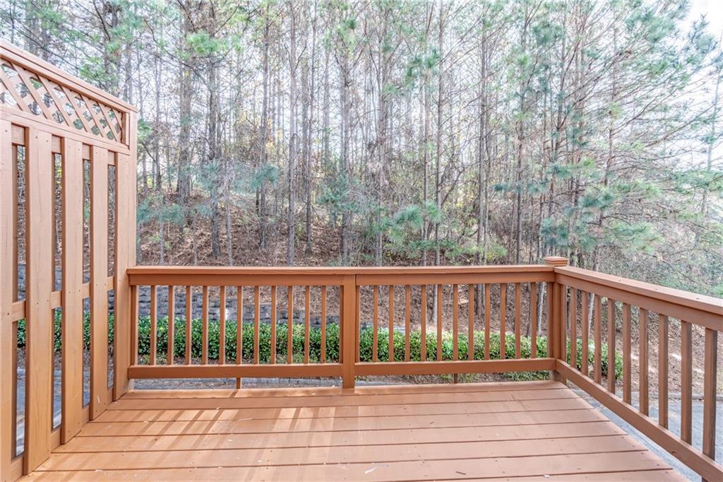View of wooden terrace View of wooden terrace