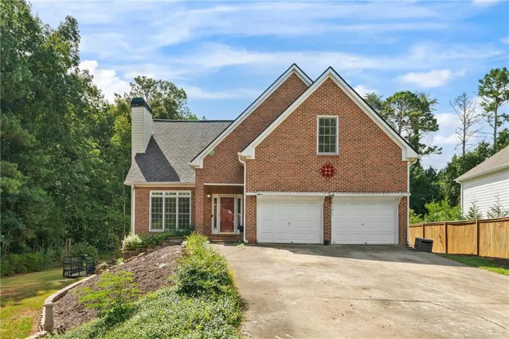 Brick front two story home