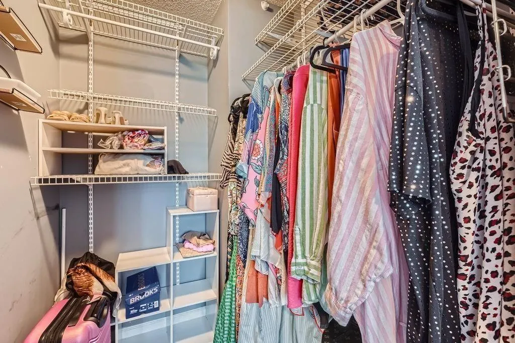 View of spacious closet