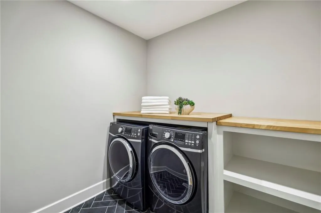 Laundry room on the main floor