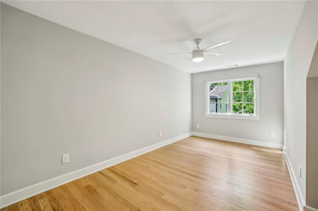 First upstairs bedroom beyond the loft area