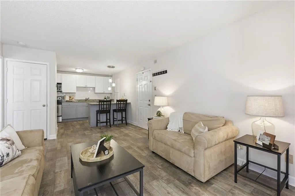 open to living room and sunroom