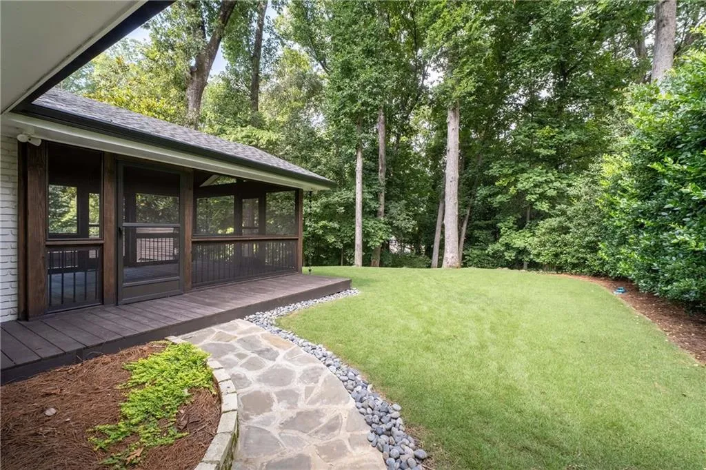 Walk out to your beautiful grassy yard!
