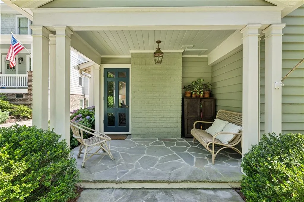 Front porch entry.
