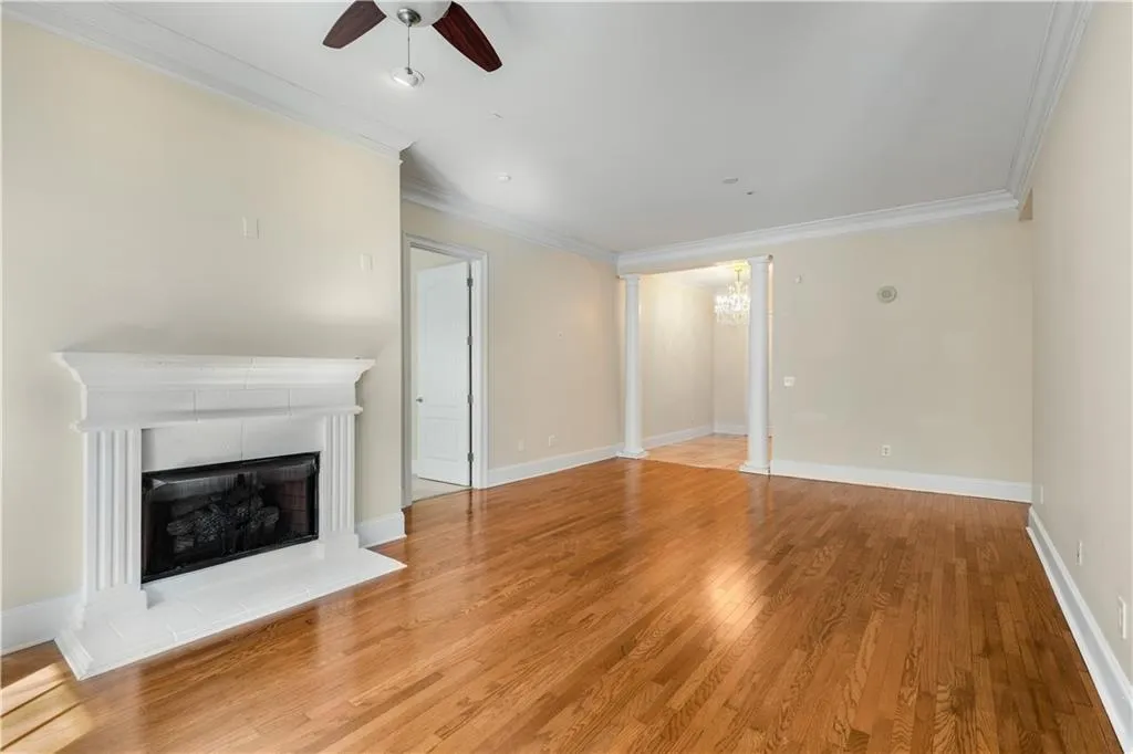 Present Living Room with Foyer view.