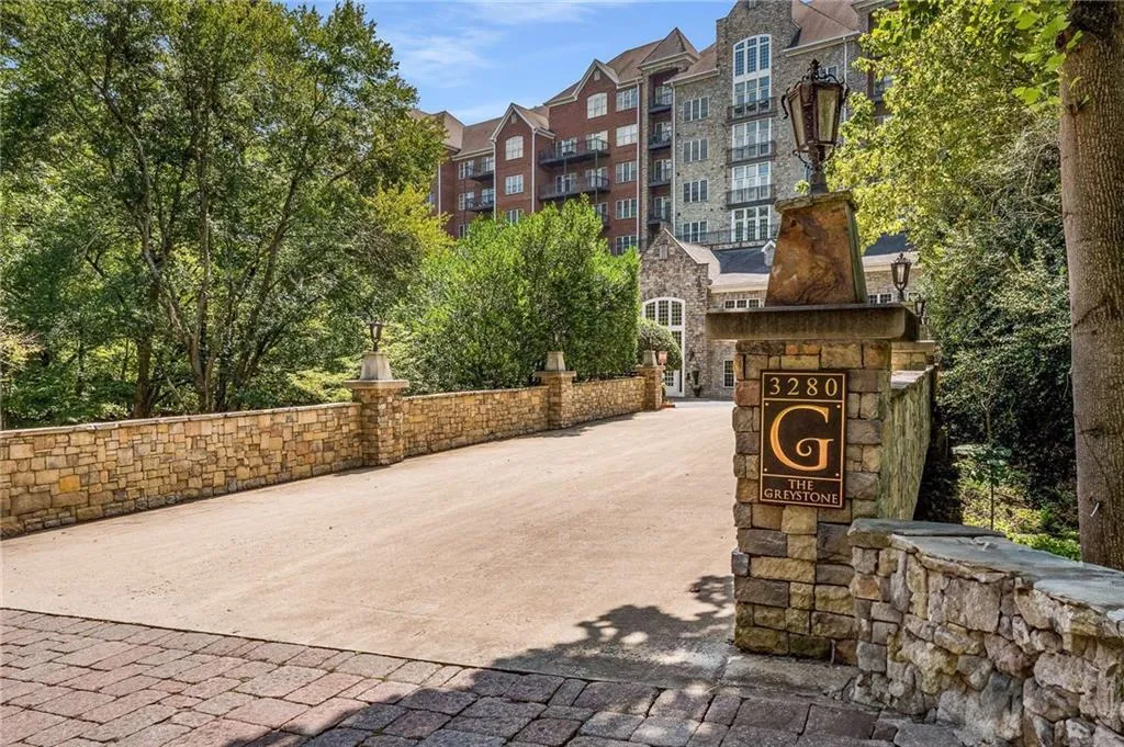 Greystone Entrance at 3280 Stillhouse Lane SE Atlanta GA 30339.