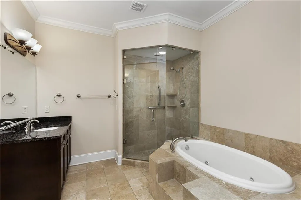 This is view includes the 2nd vanity.